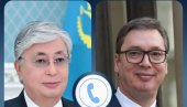 ПРИЈАТЕЉСКИ И СРДАЧНО: Вучић разговарао са председником Казахстана (ФОТО) ПРИЈАТЕЉСКИ И СРДАЧНО: Вучић разговарао са председником Казахстана (ФОТО)