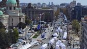 SNIMAK SA VISINE: Pogledajte kako izgledaju pripreme za svenarodni skup iz ptičje perspektive (VIDEO)