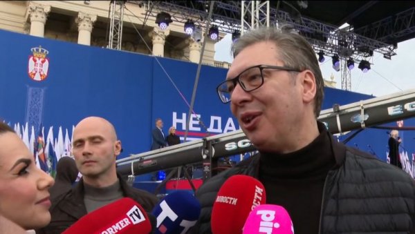 ДОСТА ЈЕ БИЛО ПОВЛАЧЕЊА ПРЕД НАЈГОРИМА Вучић најавио: Сутра пут Београда креће највећа колона Срба са КиМ, никада то нисте видели ДОСТА ЈЕ БИЛО ПОВЛАЧЕЊА ПРЕД НАЈГОРИМА Вучић најавио: Сутра пут Београда креће највећа колона Срба са КиМ, никада то нисте видели