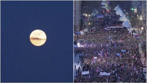 VELIČANSTVEN PRIZOR: Pun Mesec, pun plato ispred Narodne skupštine (VIDEO) VELIČANSTVEN PRIZOR: Pun Mesec, pun plato ispred Narodne skupštine (VIDEO)