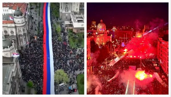 СЛИКА ПОНОСА И СЛИКА САБОРНОСТИ: Србија је устала за свог председника и државу - дан који ће златним словима бити уписан у историји СЛИКА ПОНОСА И СЛИКА САБОРНОСТИ: Србија је устала за свог председника и државу - дан који ће златним словима бити уписан у историји