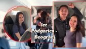 PROSIDBA NA LETU ZA BEOGRAD Nela rekla Da! Aleksandru na 10.000 metara: Molim za minut pažnje... (VIDEO)