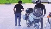 UZNEMIRUJUĆI SNIMAK SA PUMPE: Bajker izboden nožem (VIDEO)