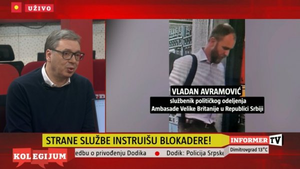 СТРАНЕ СЛУЖБЕ СУ У ЊИХ УЛАГАЛЕ ГОДИНАМА Вучић: Аврамаовић и Вотсон наговарали Бошњаке да се побуне против државе СТРАНЕ СЛУЖБЕ СУ У ЊИХ УЛАГАЛЕ ГОДИНАМА Вучић: Аврамаовић и Вотсон наговарали Бошњаке да се побуне против државе