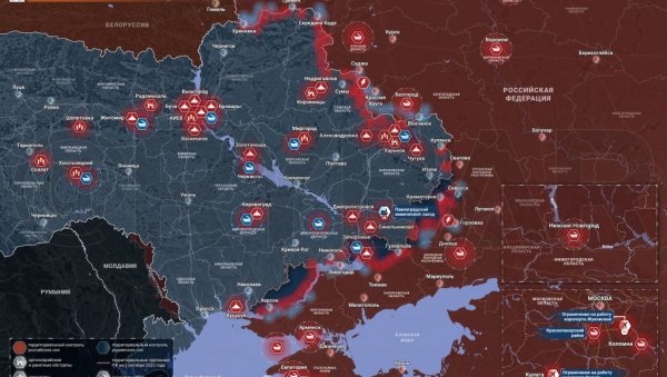 НЕМА ПОВРАТКА НА СТАРО Москва: Русија неће дозволити Украјини да се врати на своје границе из 1991. НЕМА ПОВРАТКА НА СТАРО Москва: Русија неће дозволити Украјини да се врати на своје границе из 1991.