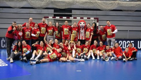 SADA NAPADAJU TITULU: Rukometašice Crvene zvezde posle odbranjenon Kupa žele da sačuvaju i drugu krunu SADA NAPADAJU TITULU: Rukometašice Crvene zvezde posle odbranjenon Kupa žele da sačuvaju i drugu krunu