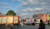 ИЗГОРЕО МАГАЦИН, НИЈЕ БИЛО ПОВРЕЂЕНИХ: Пожар у кругу фирме на Темеринском путу у Новом Саду