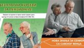 БЕСПЛАТНА ОБУКА ЗА ПЕНЗИОНЕРЕ СА САВСКОГ ВЕНЦА: У току пријаве за курсеве језика и рачунара