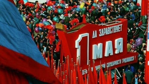 OSTALI PESMA I RAŽNJIĆI: Dopisnik Novosti svedok promene proslave 1. maja u Rusiji (FOTO)