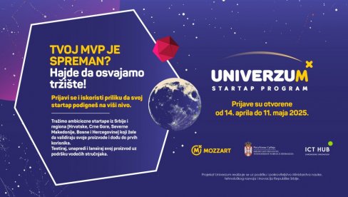 START(AP)UJE NOVI UNIVERZUM: Kompanija Mozzart pokreće četvrti ciklus startap programa START(AP)UJE NOVI UNIVERZUM: Kompanija Mozzart pokreće četvrti ciklus startap programa
