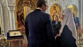 VUČIĆ URUČIO ORDEN PATRIJARHU KIRILU: Predsednik se obratio na ruskom