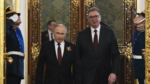 VUČIĆ O RAZGOVORIMA SA PUTINOM: Izuzetno važni razgovori za Srbiju, o zajedničkim i interesima i projektima VUČIĆ O RAZGOVORIMA SA PUTINOM: Izuzetno važni razgovori za Srbiju, o zajedničkim i interesima i projektima