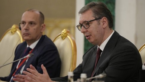 VEOMA SMO SREĆNI ŠTO ĆEMO MOĆI PO TOM PITANJU DA OSTVARUJEMO DOBRE REZULTATE: Vučić i Putin razgovarali i o posevnim lekovima za decu VEOMA SMO SREĆNI ŠTO ĆEMO MOĆI PO TOM PITANJU DA OSTVARUJEMO DOBRE REZULTATE: Vučić i Putin razgovarali i o posevnim lekovima za decu