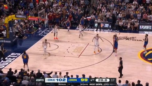 JOKIĆ DA GA VODI NA VEČERU: Ovako je Eron Gordon spasao Denver poraza (VIDEO)