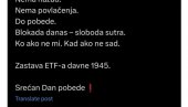 BLOKADERI FOTELJAŠI PLJUJU NA ANTIFAŠISTIČKE TEKOVINE SRBIJE, NAPREDNJACI IM ODBRUSILI: Nesrećnici zastranili u mržnji koji preziru svoju zemlju BLOKADERI FOTELJAŠI PLJUJU NA ANTIFAŠISTIČKE TEKOVINE SRBIJE, NAPREDNJACI IM ODBRUSILI: Nesrećnici zastranili u mržnji koji preziru svoju zemlju