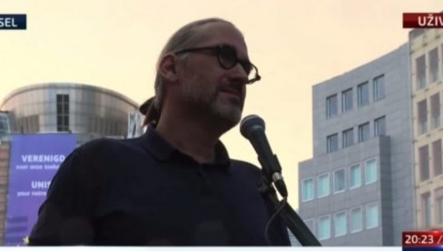 PALE SVE MASKE U BRISELU: Blokaderski pokret je izrazito antiruski! (VIDEO)