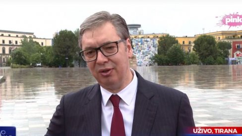 VUČIĆ SE OBRATIO IZ TIRANE VUČIĆ SE OBRATIO IZ TIRANE