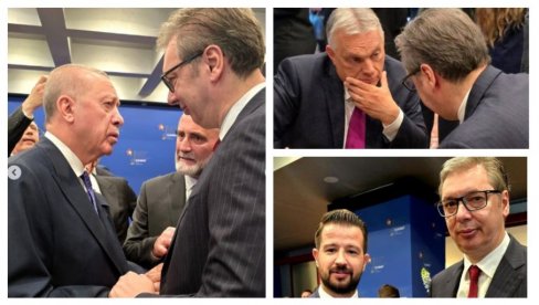 DIJALOG KLJUČAN ZA PREVAZILAŽENJE PODELA Vučić u Tirani uoči Samita sa Orbanom, Erdoganom i Milatovićem (FOTO)