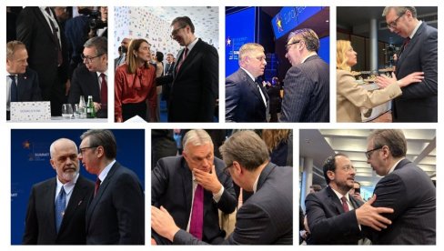 Vučić u Tirani sa brojnim evropskim zvaničnicima na samitu Evropske političke zajednice Vučić u Tirani sa brojnim evropskim zvaničnicima na samitu Evropske političke zajednice