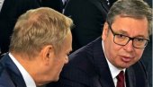 ВУЧИЋ ОТКРИО ШТА МУ ЈЕ ТУСК РЕКАО У ТИРАНИ ЗБОГ ПОСЕТЕ МОСКВИ: Бескрајно му хвала на томе, нећу му то заборавити