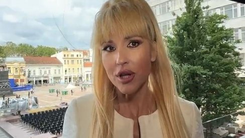 ИВА ШТРЉИЋ СА СВЕНАРОДНОГ СКУПА У НИШУ: Дошла сам да покажем колико волим своју земљу