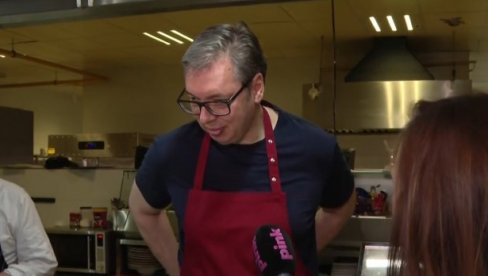 STIGLI SU ĆACIJI Vučić sprema hranu u hotelu Nais: Nemamo volove i prasiće kao oni, al imamo ćevape