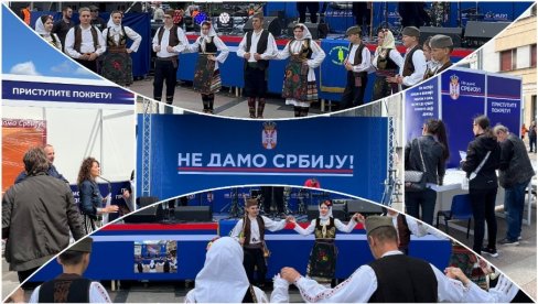 ВЕСЕЛО НА СВЕНАРОДНОМ САБОРУ У НИШУ: Почео забавни програм, коло на Тргу краља Милана; Гужве на штандовима, стигао Вучевић