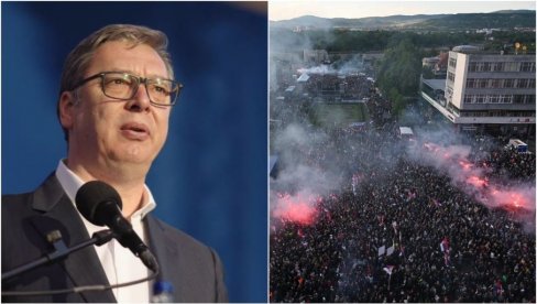 NAPRAVILI SMO U NIŠU NAJVEĆI SKUP IKADA! Oglasio se Vučić: Sad slušam narod, živela Srbija! (VIDEO) NAPRAVILI SMO U NIŠU NAJVEĆI SKUP IKADA! Oglasio se Vučić: Sad slušam narod, živela Srbija! (VIDEO)