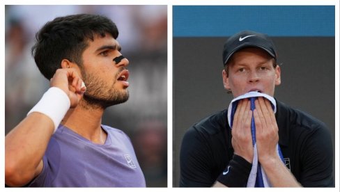 JANIK SINER NIJE ZNAO ŠTA GA JE SNAŠLO! Karlos Alkaraz usred Rima razbio Italijana u finalu mastersa!