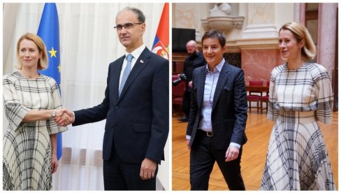 KAJA KALAS NASTAVLJA POSETU BEOGRADU: Sastala se Macutom i Brnabić