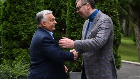 POČEO SASTANAK VUČIĆA I ORBANA: Predsednik Srbije u Mađarskoj POČEO SASTANAK VUČIĆA I ORBANA: Predsednik Srbije u Mađarskoj