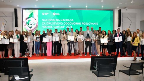 АЛТА банка добитник Националне награде Ђорђе Вајферт 2024 за изузетан допринос заједници АЛТА банка добитник Националне награде Ђорђе Вајферт 2024 за изузетан допринос заједници