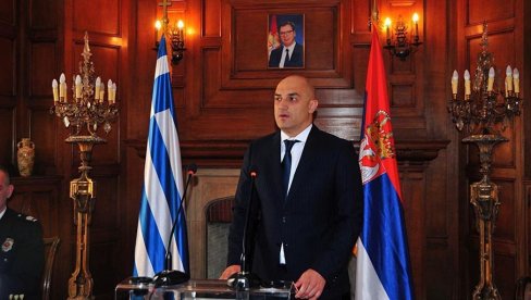 O ODNOSU SRBIJE I GRČKE: Nedeljković razmenio mišljenja sa Tasulasom i Micotakisom