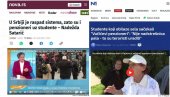 MRZITELJI SE POTPUNO POGUBILI: Prepodne - penzioneri su uz studente, uveče - Vučićevi penzioneri