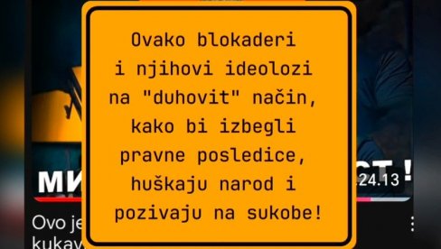DA MU J***MO MIR I STABILNOST! Evo kako blokaderi sa ideologom Žunićem pozivaju na nasilje DA MU J***MO MIR I STABILNOST! Evo kako blokaderi sa ideologom Žunićem pozivaju na nasilje