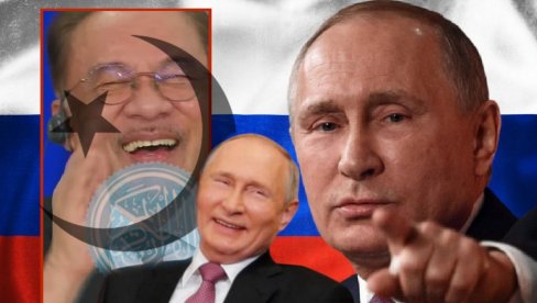 PRAVI MUSLIMAN Putinovo TRIK PITANJE za premijera Malezije: Za koga su 3 trona u Kremlju? Jedan za cara, drugi za caricu, a treći? (VIDEO)