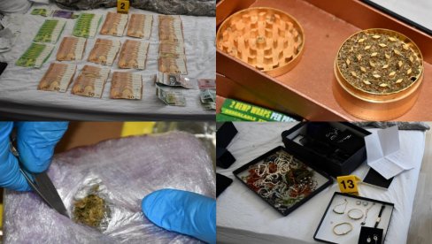 АКЦИЈА ПОЛИЦИЈА ЦРНЕ ГОРЕ И ШВЕДСКЕ: Заплењен новац, накит и дрога АКЦИЈА ПОЛИЦИЈА ЦРНЕ ГОРЕ И ШВЕДСКЕ: Заплењен новац, накит и дрога