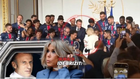 SVI GLEDAJU KAKO SE EMANUEL PONAŠA PREMA BRIŽIT: Ona u miniću, na visokim potpeticama - sklonili se da prođe (VIDEO)