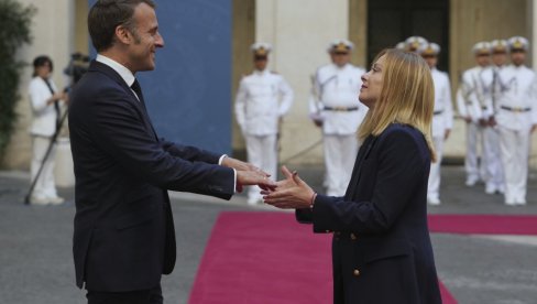 MELONI PORUČILA: Italija može da bude isključivo jednak partner Francuskoj i Nemačkoj