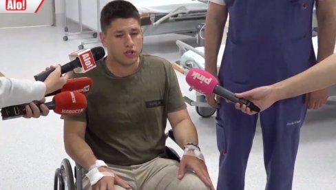 ФАШИЗАМ КАКАВ СРБИЈА НЕ ПАМТИ: Милош Павловић брутално претучен у Студењаку - Оборили су нас на под, свуда смо добили ударце (ФОТО/ВИДЕО) ФАШИЗАМ КАКАВ СРБИЈА НЕ ПАМТИ: Милош Павловић брутално претучен у Студењаку - Оборили су нас на под, свуда смо добили ударце (ФОТО/ВИДЕО)