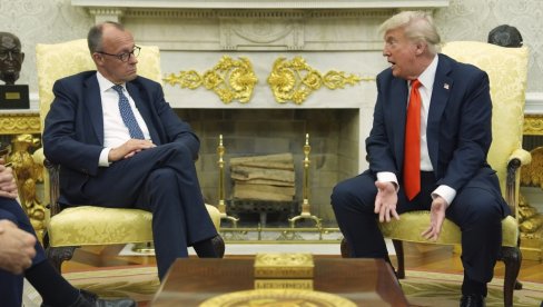 MERC DUGO RAZGOVARAO S TRAMPOM: Nemački kancelar otkrio šta je rekao američkom lideru o Ukrajini