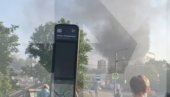 GORI NOVA ZGRADA: Požar lokalizovan na 20 kvadratnih metara (VIDEO)