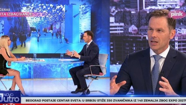 СИНИША МАЛИ ГОСТ ЈУТАРЊЕГ ПРОГРАМА: Министар о Еxпу, повећању плата, пензија и минималца СИНИША МАЛИ ГОСТ ЈУТАРЊЕГ ПРОГРАМА: Министар о Еxпу, повећању плата, пензија и минималца