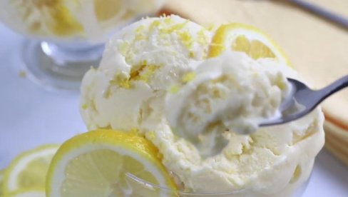 SA SAMO 3 SASTOJKA: Najlakši recept za sladoled od limuna