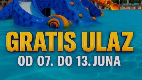 LETNJA OAZA KRAJ DUNAVA: Akva park Jugovo pored zabave nudi i gratis ulaz od 7. do 13. juna LETNJA OAZA KRAJ DUNAVA: Akva park Jugovo pored zabave nudi i gratis ulaz od 7. do 13. juna
