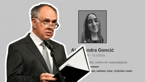 ПРВО ОГЛАШАВАЊЕ БУЛЕТА ГОНЦИЋА НАКОН СМРТИ ЋЕРКЕ: Овде је пронашао мир ПРВО ОГЛАШАВАЊЕ БУЛЕТА ГОНЦИЋА НАКОН СМРТИ ЋЕРКЕ: Овде је пронашао мир