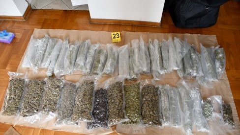 ВЕЛИКА АКЦИЈА ПРОТИВ ДИЛЕРА У БЕОГРАДУ: Заплењена марихуана, МДМА,кокаин, амфетамин...