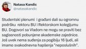 IDEOLOG BLOKADERA OPET PODRŽALA REKTORA: Đokić pljuvao po Srbiji u Briselu! (FOTO)