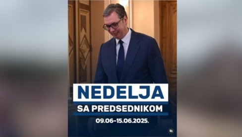 NE ODSTUPAM OD BORBE ZA NAJVEĆI NAPREDAK NAŠE ZEMLJE U ISTORIJI: Vučić sumirao sedmicu za nama (VIDEO) NE ODSTUPAM OD BORBE ZA NAJVEĆI NAPREDAK NAŠE ZEMLJE U ISTORIJI: Vučić sumirao sedmicu za nama (VIDEO)