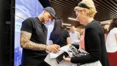 КОШАРКАШИ ПАРТИЗАНА ПОСЕТИЛИ ПОСЛОВНИ ЦЕНТАР НИС-А У БЕОГРАДУ